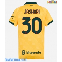 Camisa de time de futebol AC Milan Ardon Jashari #30 Replicas 3º Equipamento Feminina 2025-26 Manga Curta